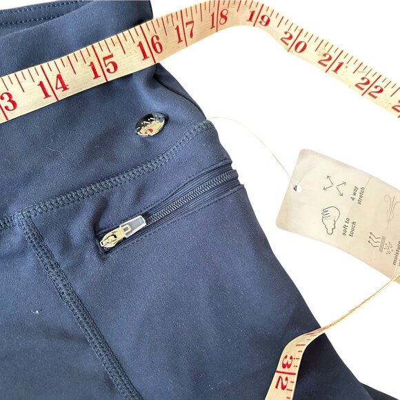 NEW Jones of NY women athletic shorts yoga 2XL blue jogger yoga workout comfort - Picture 8 of 16